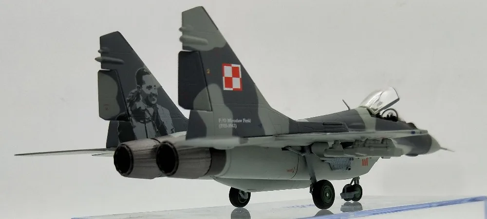 Редкое Специальное предложение 1: 72 польские ВВС российские MiG-29A фулкрум истребитель статического готового сплава Коллекционная модель