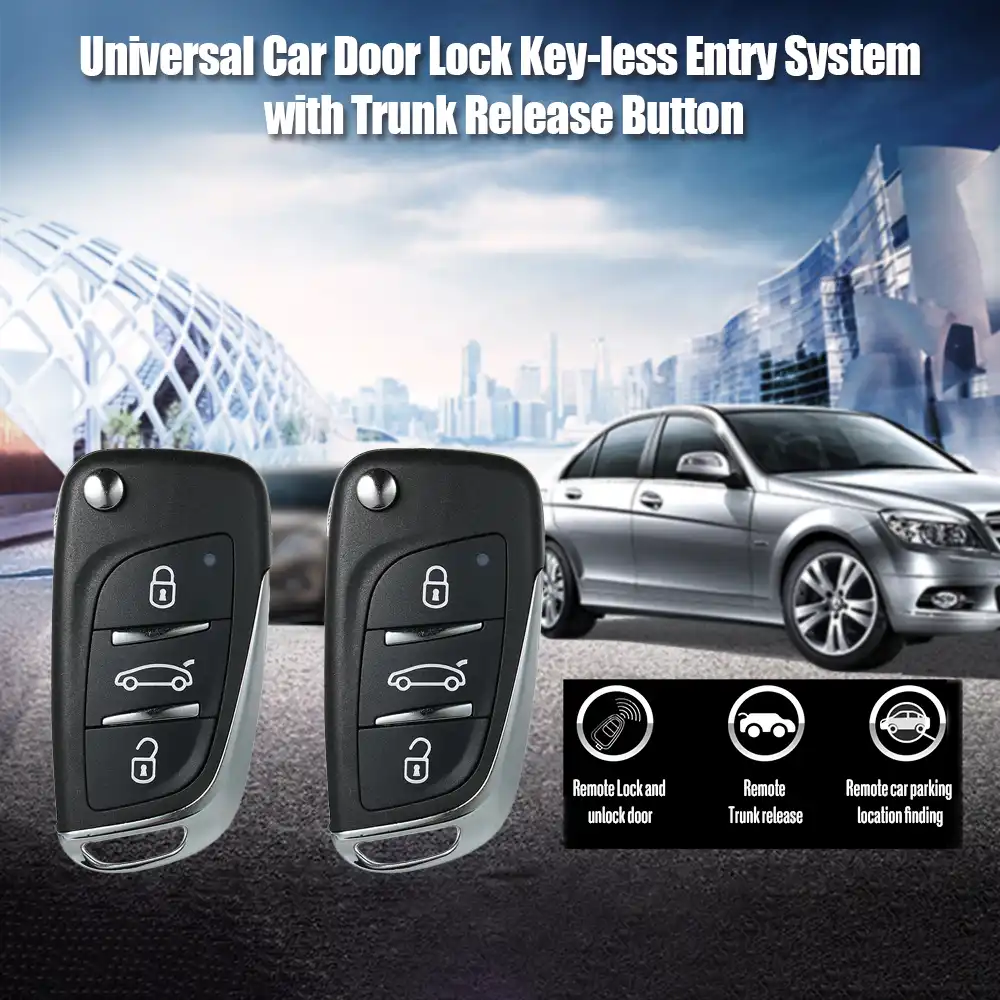 Car Alarm System Auto Door Remote Central Control Lock Locking Keyless Central Kit Door Lock For Bmw E46 E90 Ford Focus 2 Mazda
