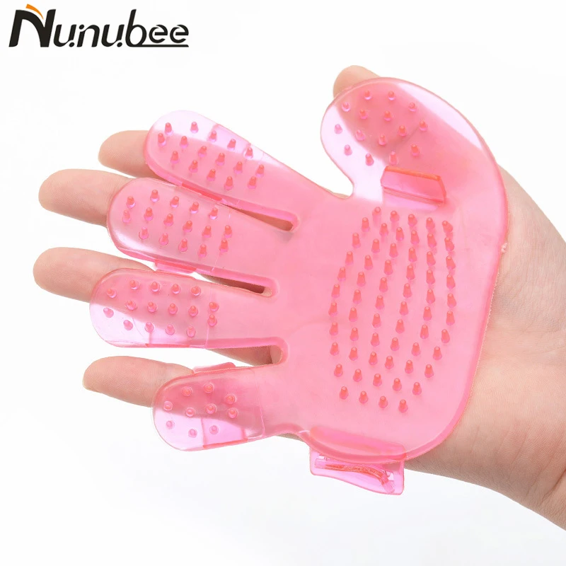 Nunubee 1 шт. стрижка кошек и собак Массажная щетка для душа расческа в форме руки