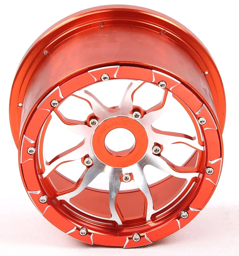Baja 5b металлический cnc сплав rim fit HPI km rovan оранжевый + красный цвет|Детали и