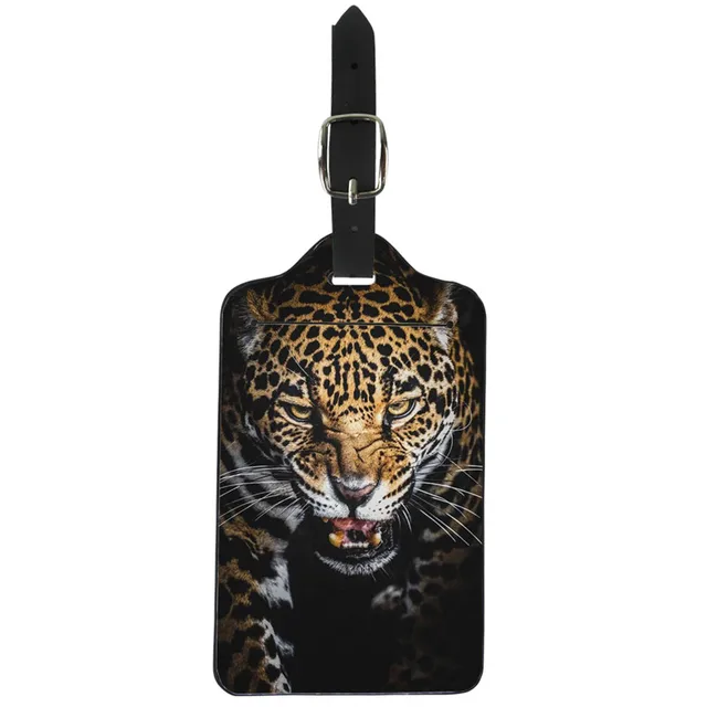 leopard print travel case