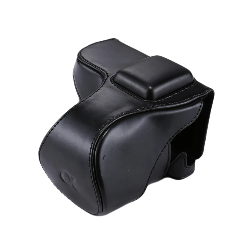PULUZ для sony NEX 5N чехол для камеры полный корпус из искусственной кожи чехол сумка 16-50 мм/18-55 мм объектив Защитная крышка ремешок для sony NEX 5R 5T