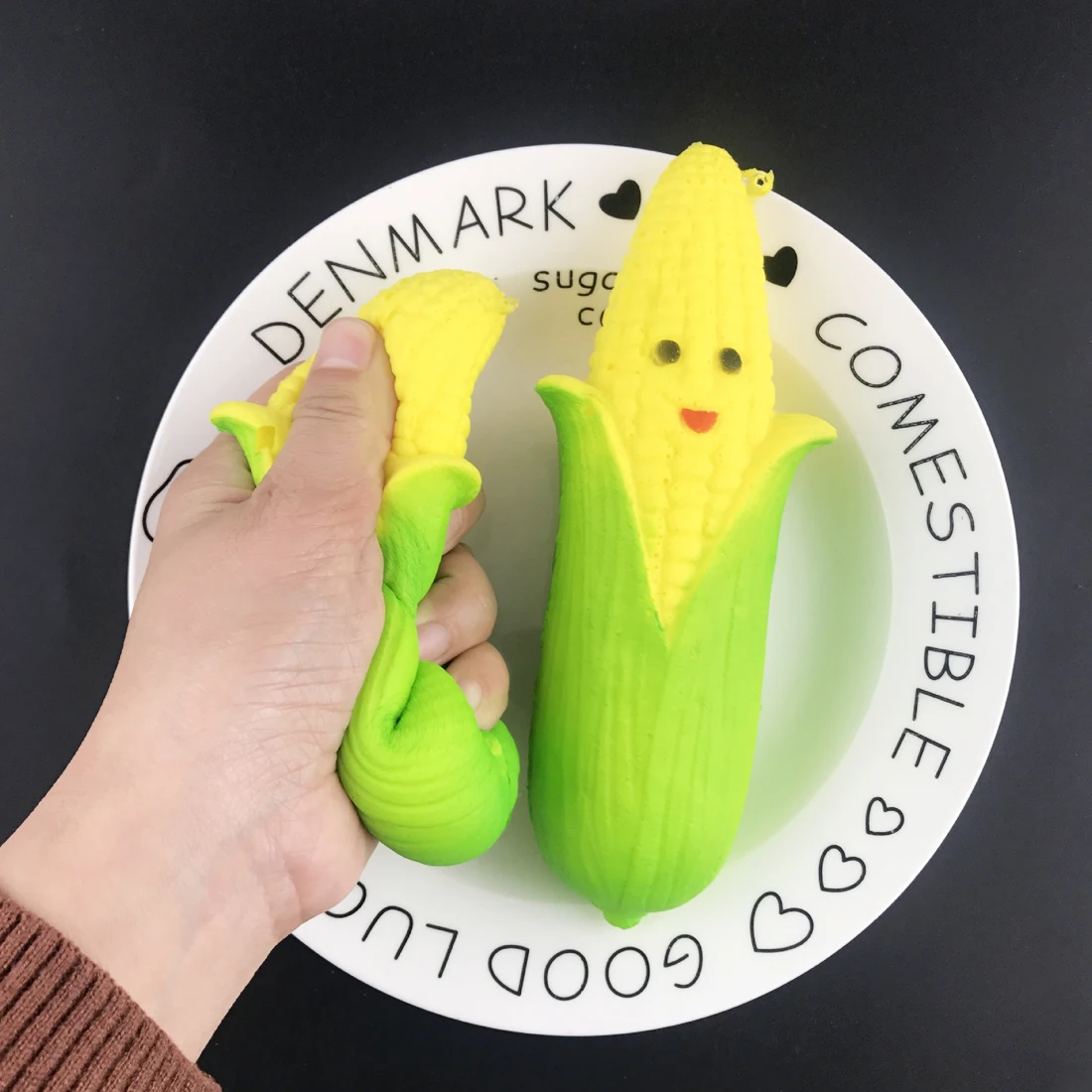 Etmakit 18 см Jumbo Corn Anti-strss сжимает Пасхальный подарок мягкая игрушка медленно поднимающийся телефон ремни подарок Kawaii мягкие коллекции