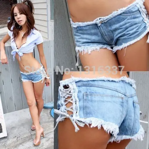 2015 hot Sexy Girl Denim Jeans Clubwear Short Hot Low Waist Cut ... 2015 hot Sexy Girl Denim Jeans Clubwear Short Hot Low Waist Cut ...
