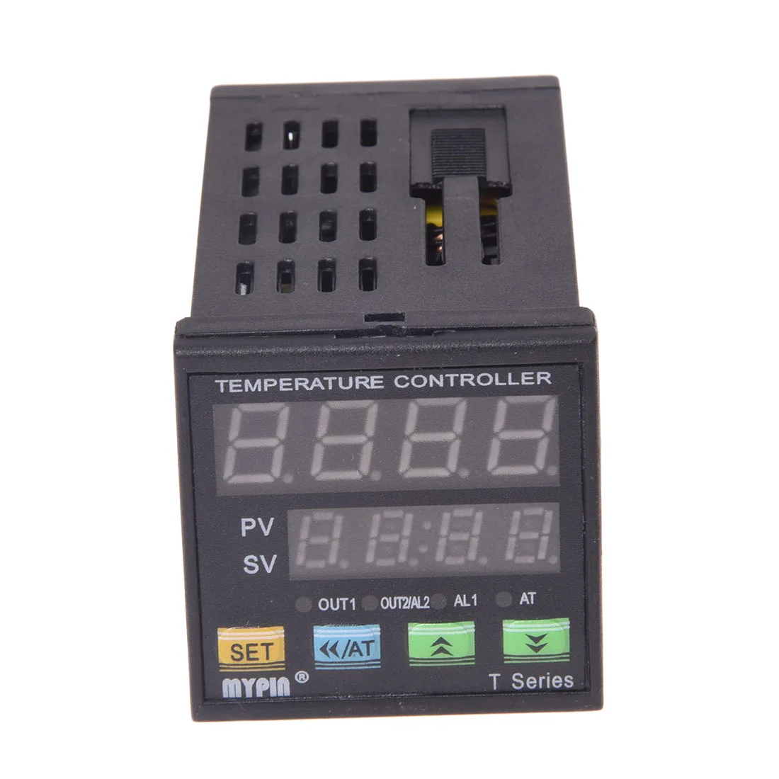 

New Style MYPIN TA4-SSR Dual Digital F/C PID Temperature Control Controller TA4-SSR With 2 Alarms