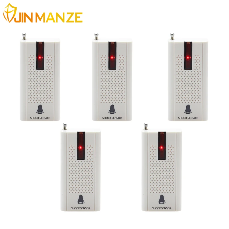 imágenes para 5 unids/lote jinmanze 433 mhz inalámbrico puerta ventana de vibración detector de rotura e30 shock sensor de seguridad para el hogar gsm sistema de alarma imágenes para 5 unids/lote jinmanze 433 mhz inalámbrico puerta ventana de vibración detector de rotura e30 shock sensor de seguridad para el hogar gsm sistema de alarma