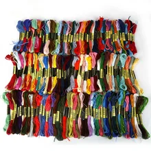 150 цветов поперечные нитки для вышивания крестиком DIY самодельные Швейные аксессуары 7,5 м