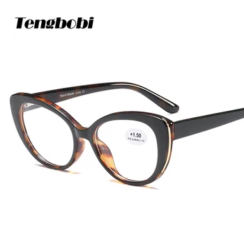

2019 New fashion Cat eye Reading Glasses fro Women men Reading Eyeglasses 50 +100 +150 +200 +250 +300+350 +400 CY282