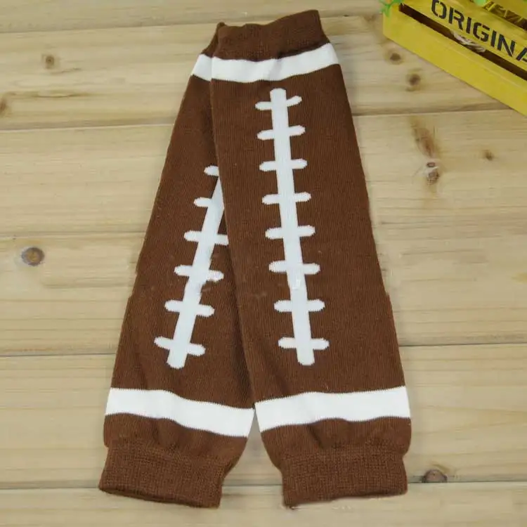 Одна пара; свободные размеры; коричневые хлопковые футбольные гетры для маленьких мальчиков - Цвет: Brown