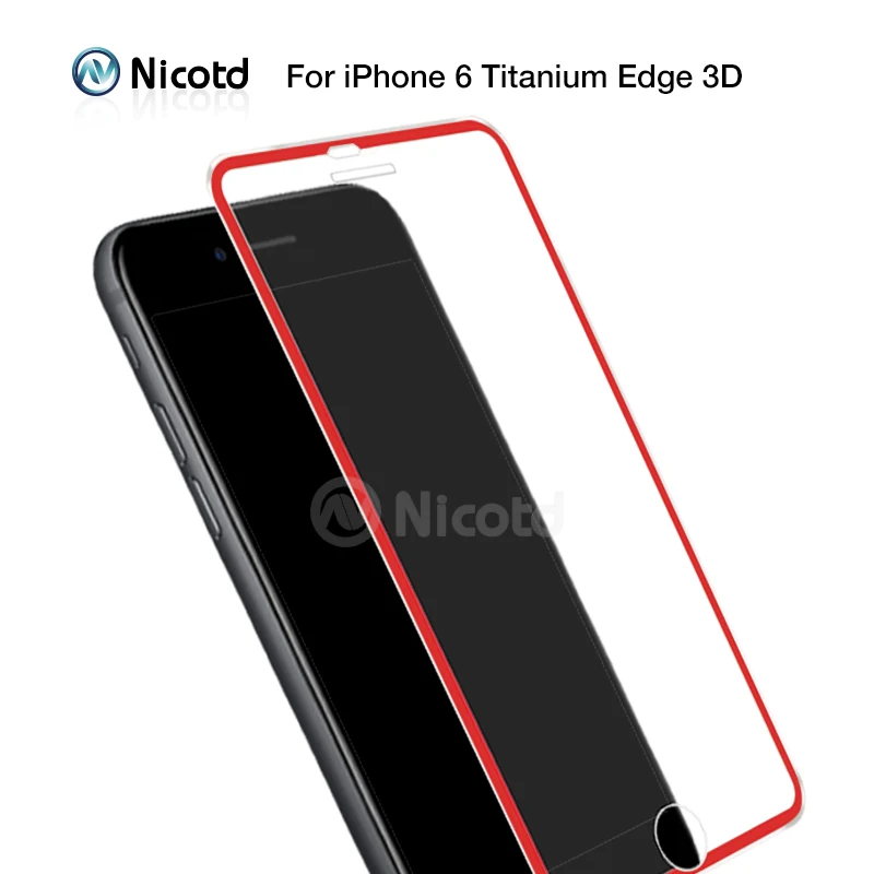 9H 3D voll Gebogen Gehärtetem Glas Für iPhone 7 7 Plus Titan Schutz Film volle abdeckung Screen Pro