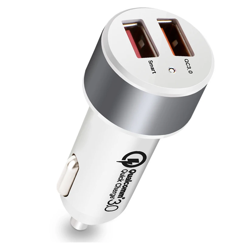 Car Charger Quick Charge 3.0 Dual USB Car Charger Fast Car Phone