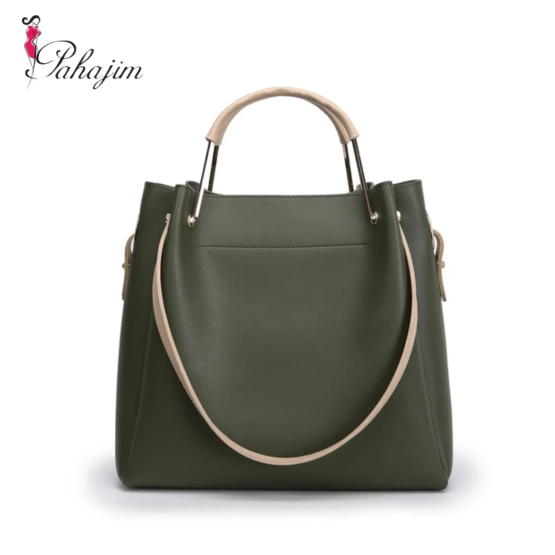 

Pahajim 2018 Simple Fashion Bucket Women Bag Women's Handbags Mother Package Lady's Bag Bolsas
