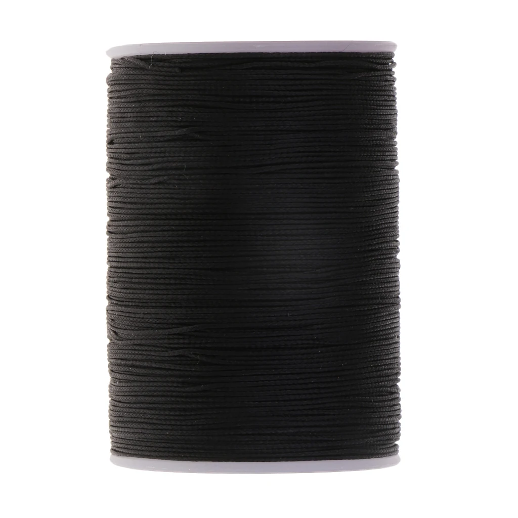 142 Yards 0.5mm Round Polyester Waxed Thread Cord Leather Sewing Hand Stitching Jewelry Craft