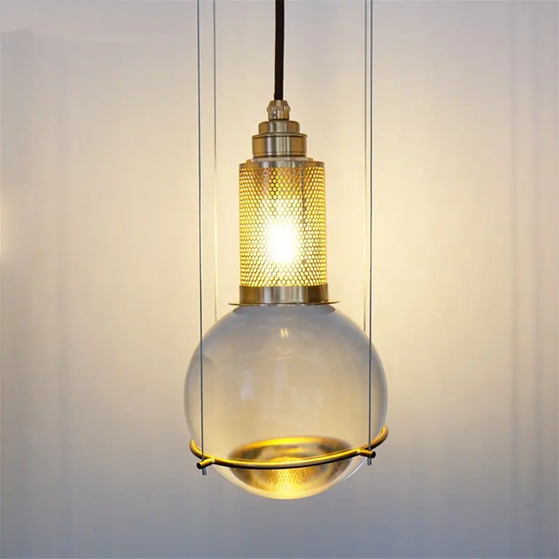 

Post-modern Crystal Pendant Lights Living Room Kitchen Led Hanglamp Ball Hanging Lamp decor dining room Light Fixtures Luminaire