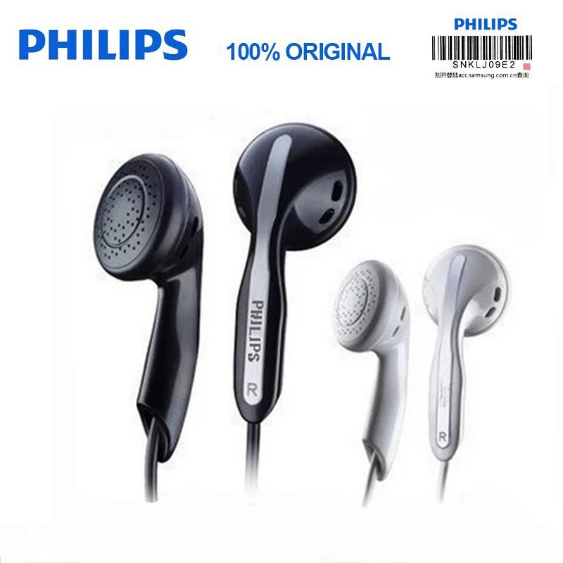 Goede Philips Originele SHE3800 Stereo Bass Koptelefoon Mp3 oortelefoon voor een mobiele telefoon Xiao Mi en Voor HUAWEI Iphone X Geen micphone