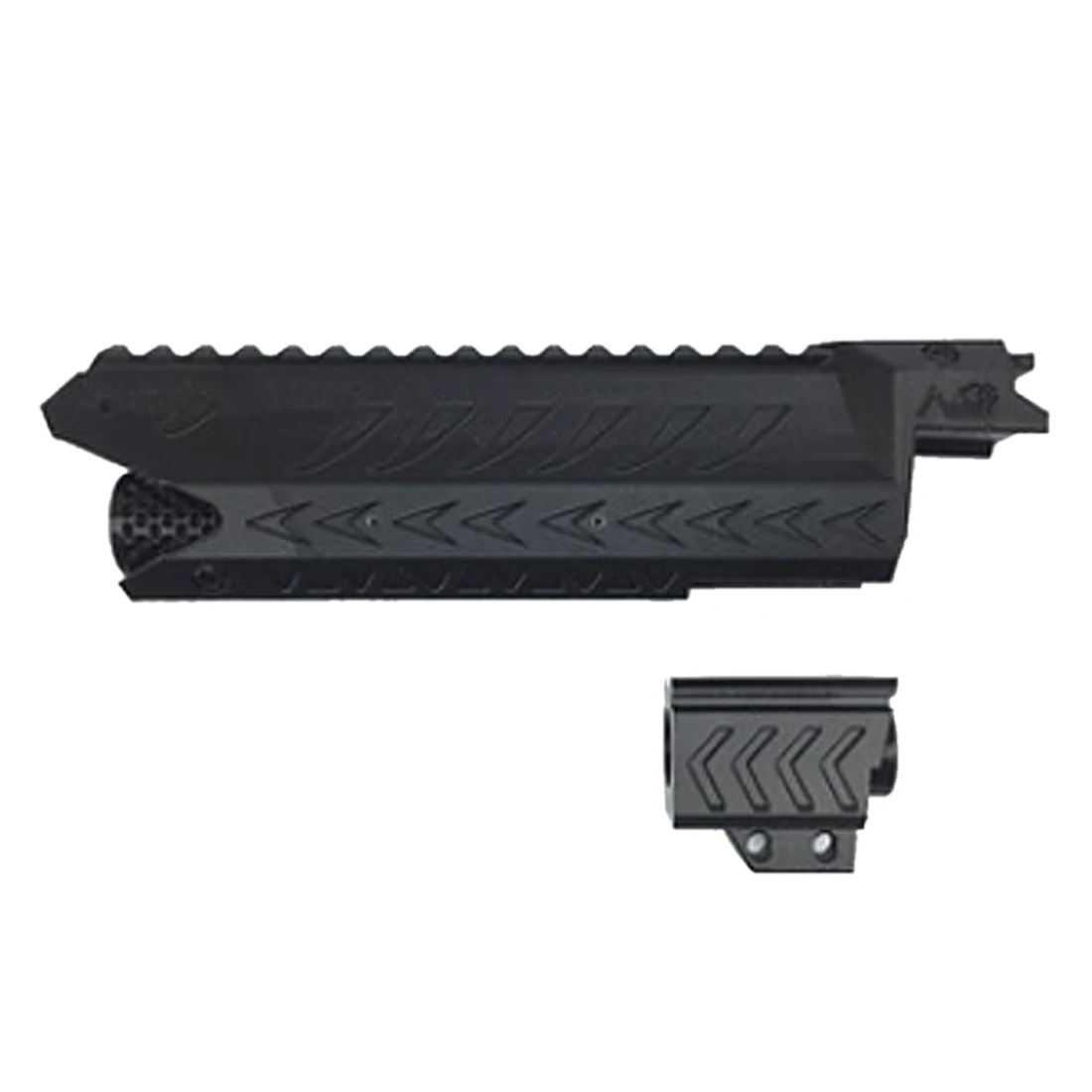

3D Printing Appearance Modification Medusa Front Tube Kit for Nerf Zombie Strike SlingFire Blaster - Black