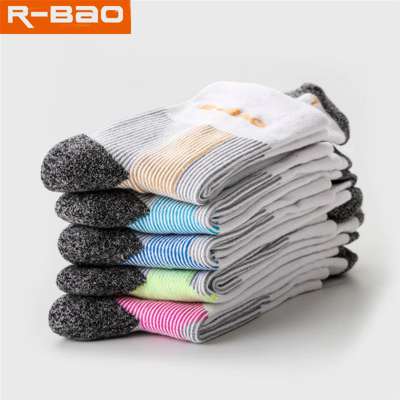 R-BAO 1 Pair Professional Compression Socks Running Women Men Sports Socks Ankle Protector Anti-sprain For Marathon