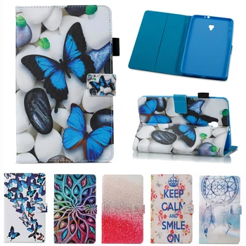 

Tablet Case For Samsung Galaxy Tab A 8.0 2017 Stand Flip Protective Cute Animal Soft TPU Wallet Cover For Samsung T385 T380