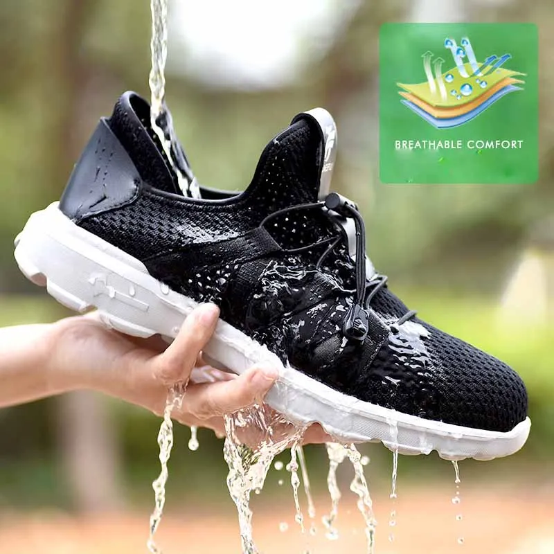 Men's Breathable Steel Toe Cap Safety Shoes Men Outdoor Anti-slip Steel Puncture Proof Construction Boots Work Shoes36-45 Men's Breathable Steel Toe Cap Safety Shoes Men Outdoor Anti-slip Steel Puncture Proof Construction Boots Work Shoes36-45
