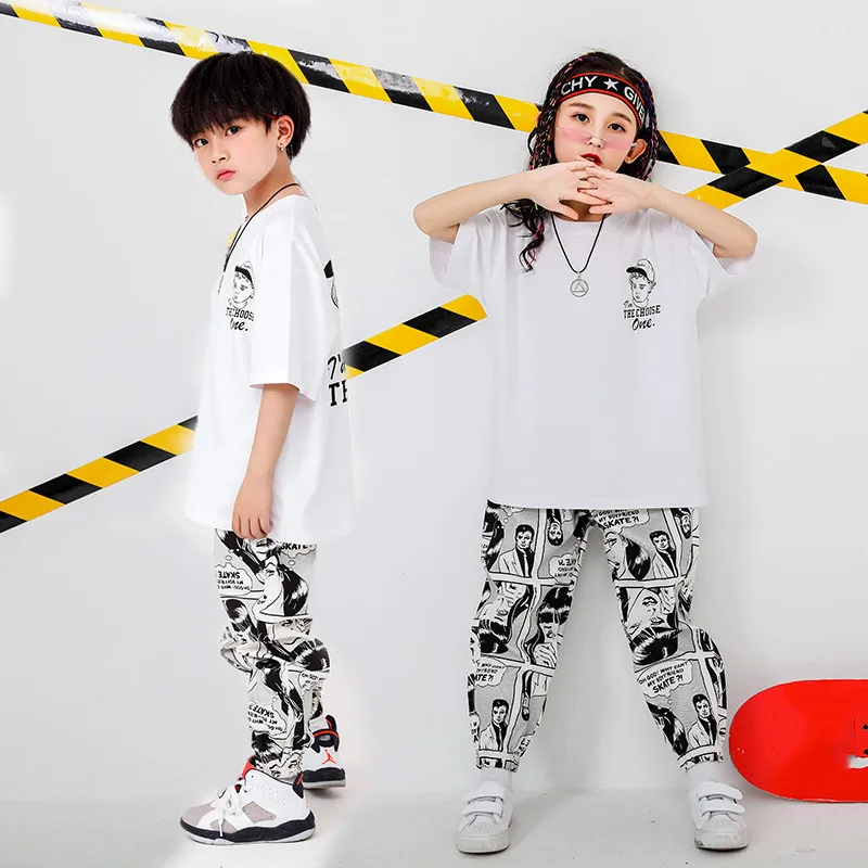

Fashion Child boys girls clothes 6 8 10 12 14 16 18 Years street dance sets for boys sports suit for boy Girl girls tracksuit
