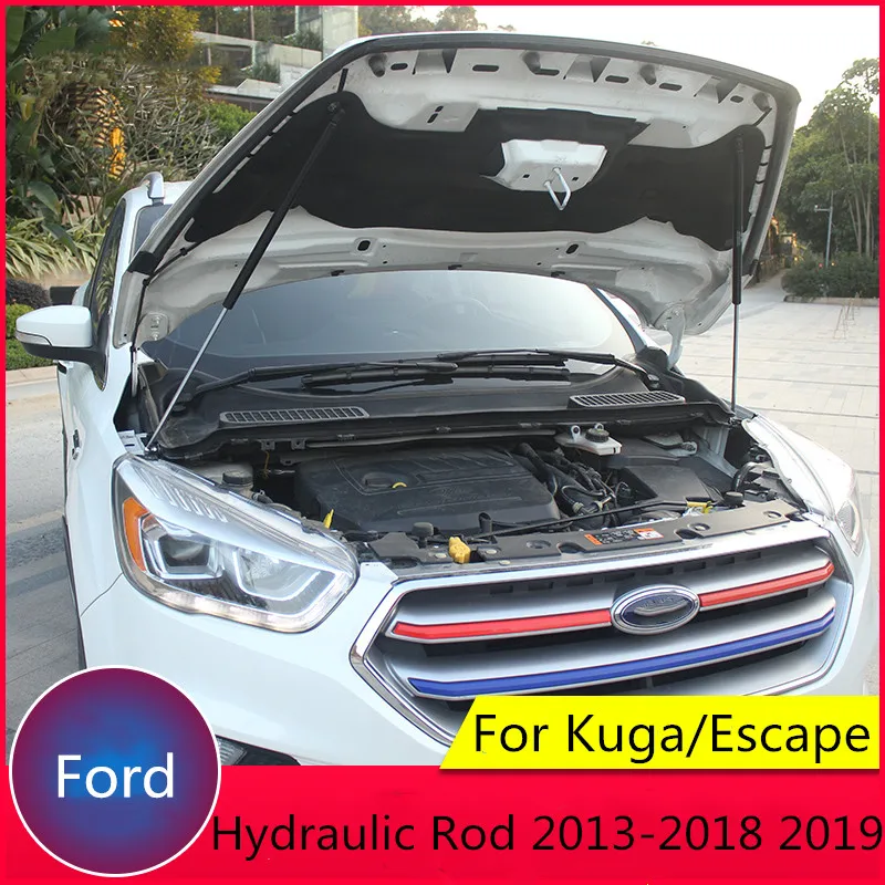 Для Ford Kuga 2013 ремонт автомобиля Передняя крышка капота двигателя гидравлический стержень, пружинный упор амортизатор автомобиля Стайлинг