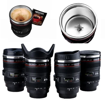

New Camera Design 260ML Automatic Stirring Mug Electric Lazy Automatic Coffee Milk Mixing Mug Tea Smart Stainless Steel Mix cup