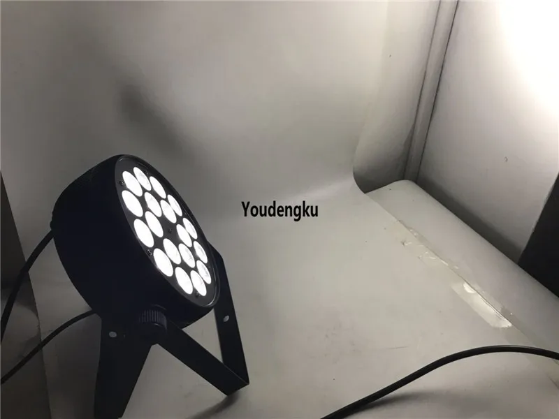 12 pieces Cheaper new brightness par led rgbwa uv 6 in1 18x18 flat stage smart lights | Лампы и освещение