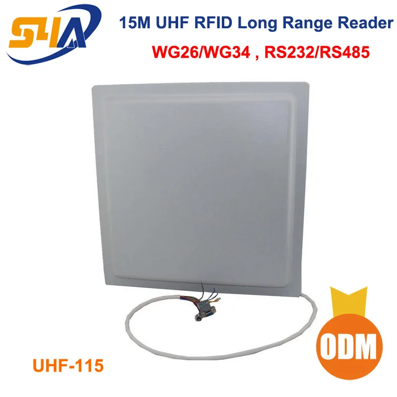 

15M UHF RFID Reader for parking system include 1pcs UHF Cards and Sticker free SDK and software