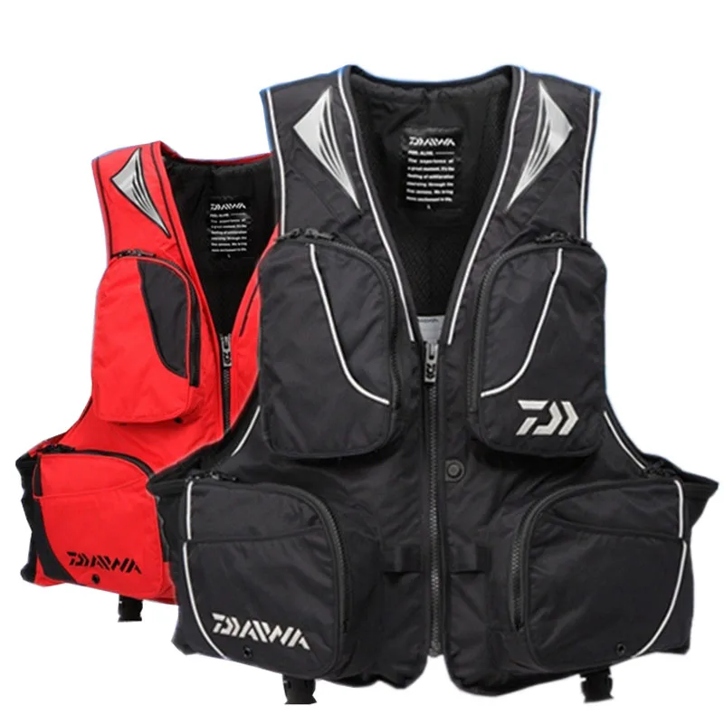

2017 New Fishing Vest Professional Fishing Jacket Multi - Pockets Breathable Vest Life Jacket Floating Vest Free Shipping FV005