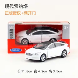 Фирменная Новинка WELLY 1/36 весы Корея hyundai Sonata литья под давлением Металла Отступить модель автомобиля игрушка для подарка/Дети/Коллекция