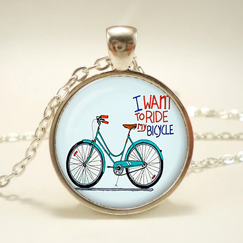 "Retro Bicycle pendant. Vintage Bicycle Necklace. Bicycle jewelry