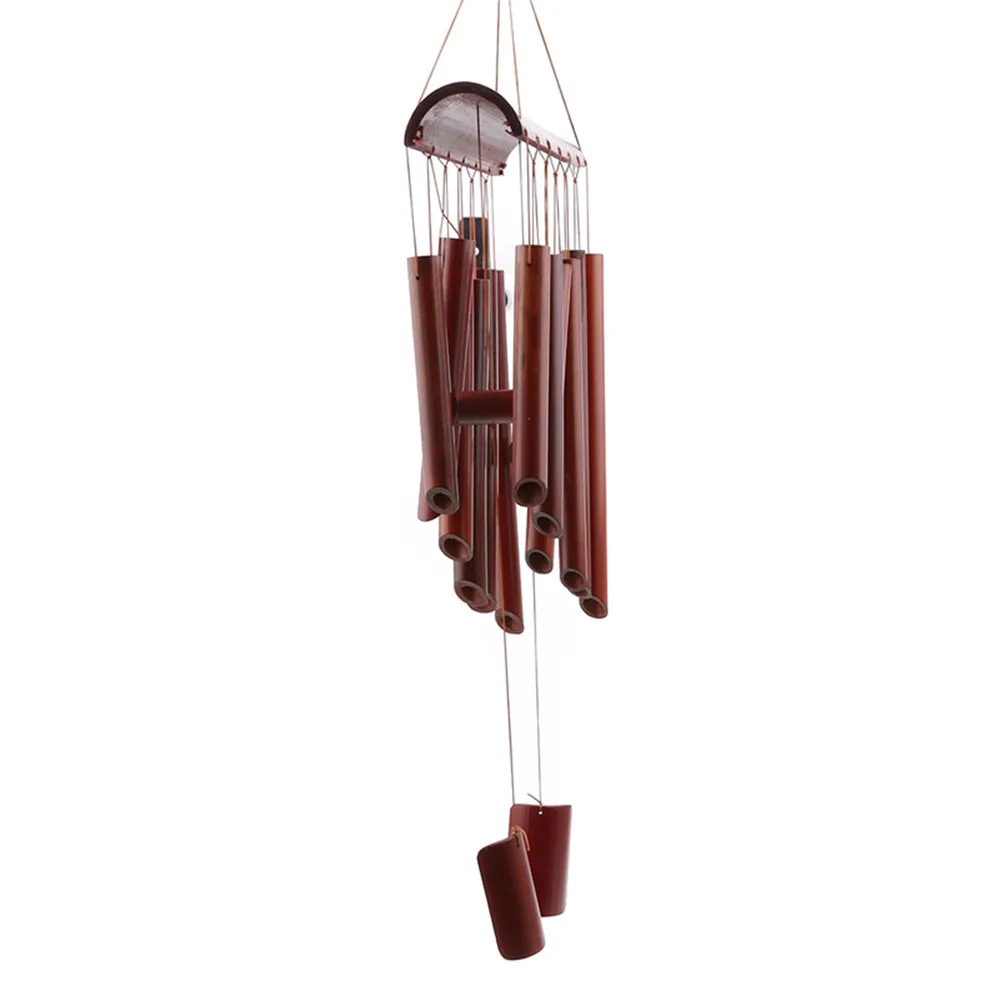 

Ellenmar Wooden Wind Bells Creative Living Room Large Bamboo Wind Chimes Ornaments Girls Bedroom Pendant Craft Gift