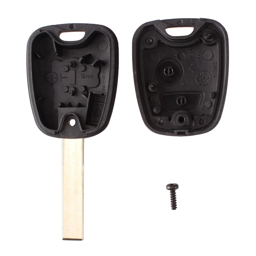 Botão do Controle Fob para Peugeot 307 com Sulco Keyyou Carro Remoto Chave Shell Case 10x2 11 KEYYOU 10x2 Carro Botão do Controle Remoto