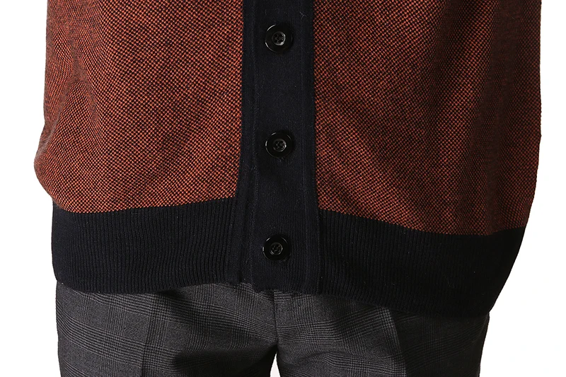 Весенне-зимняя мужская одежда, свитер, жилет с v-образным вырезом, жилет на пуговицах для отца, одежда джентльмена, мужская домашняя повседневная одежда-DL1370