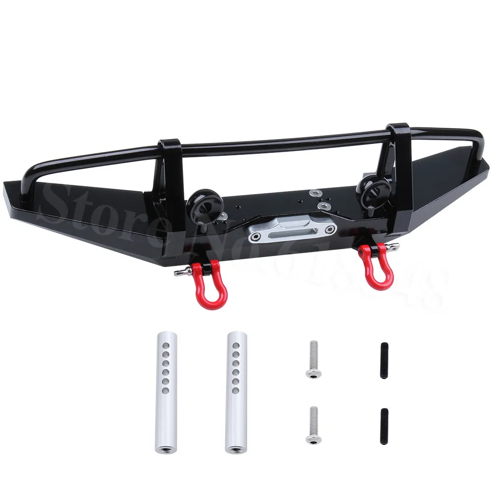 

Aluminum Front Bumper For 1/10 RC Rock Crawler Truck SCX10 II 90046 90047 Traxxas TRX4