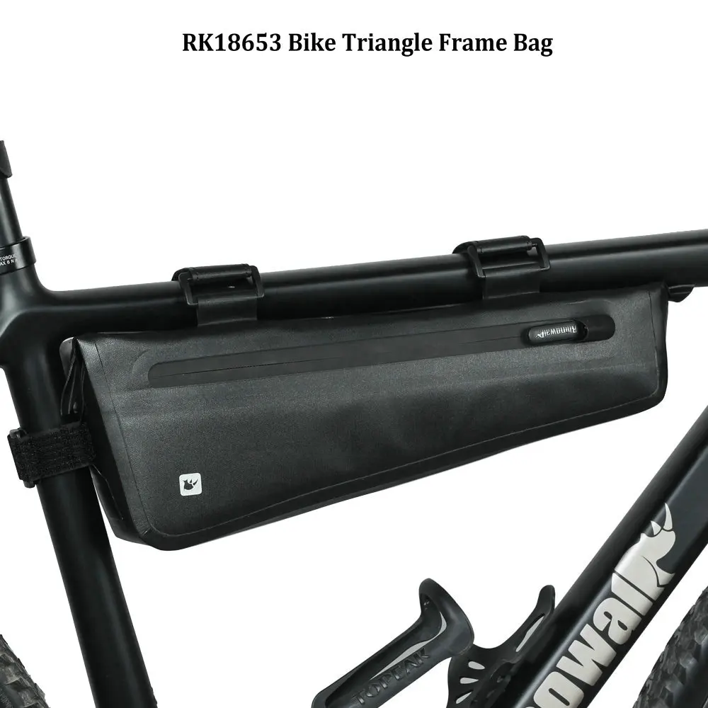 Clearance Rhinowalk 4pc/set Road Bike Long Distance Cycling Bag Sets Waterproof Large Capacity for Bicycle Saddle Handlebar Frame Tube Bag 3