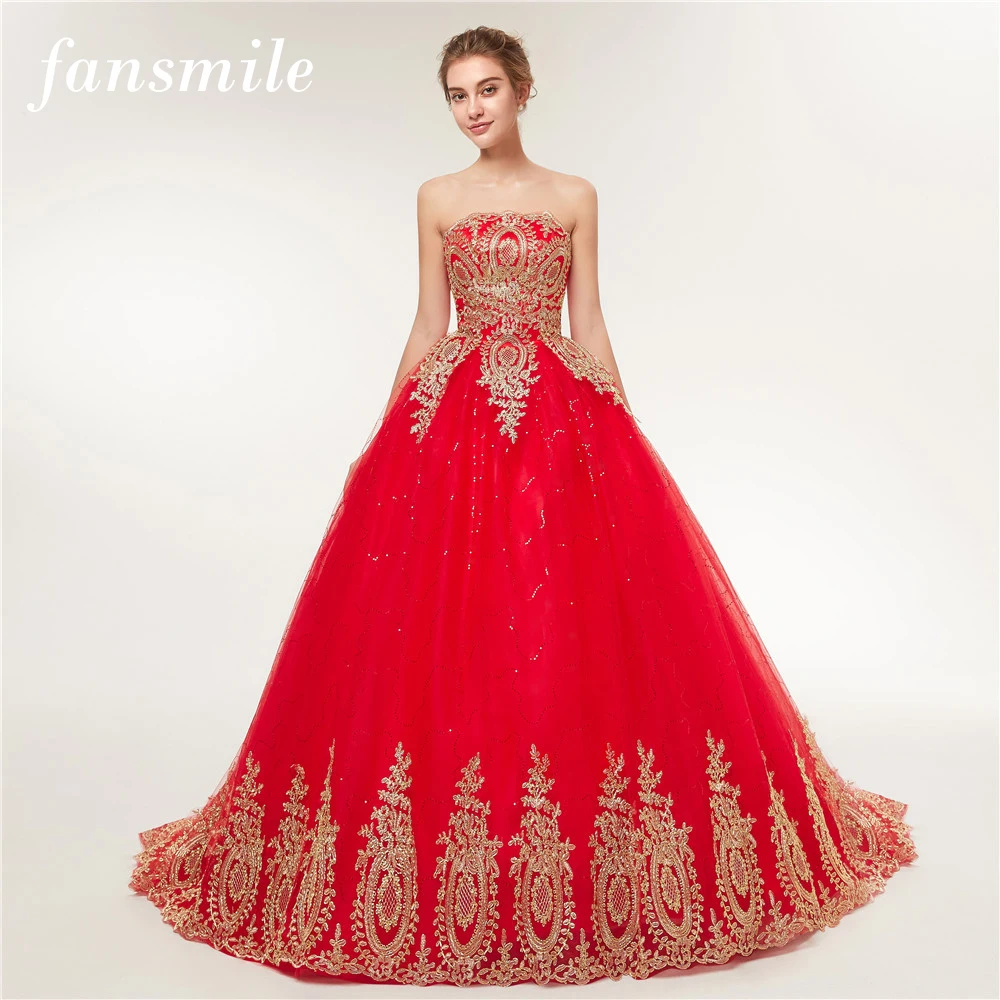 2016 Free Shipping Lace Wedding Dress Red Real Photo Long Train Plus Size Vintage Belt Ball