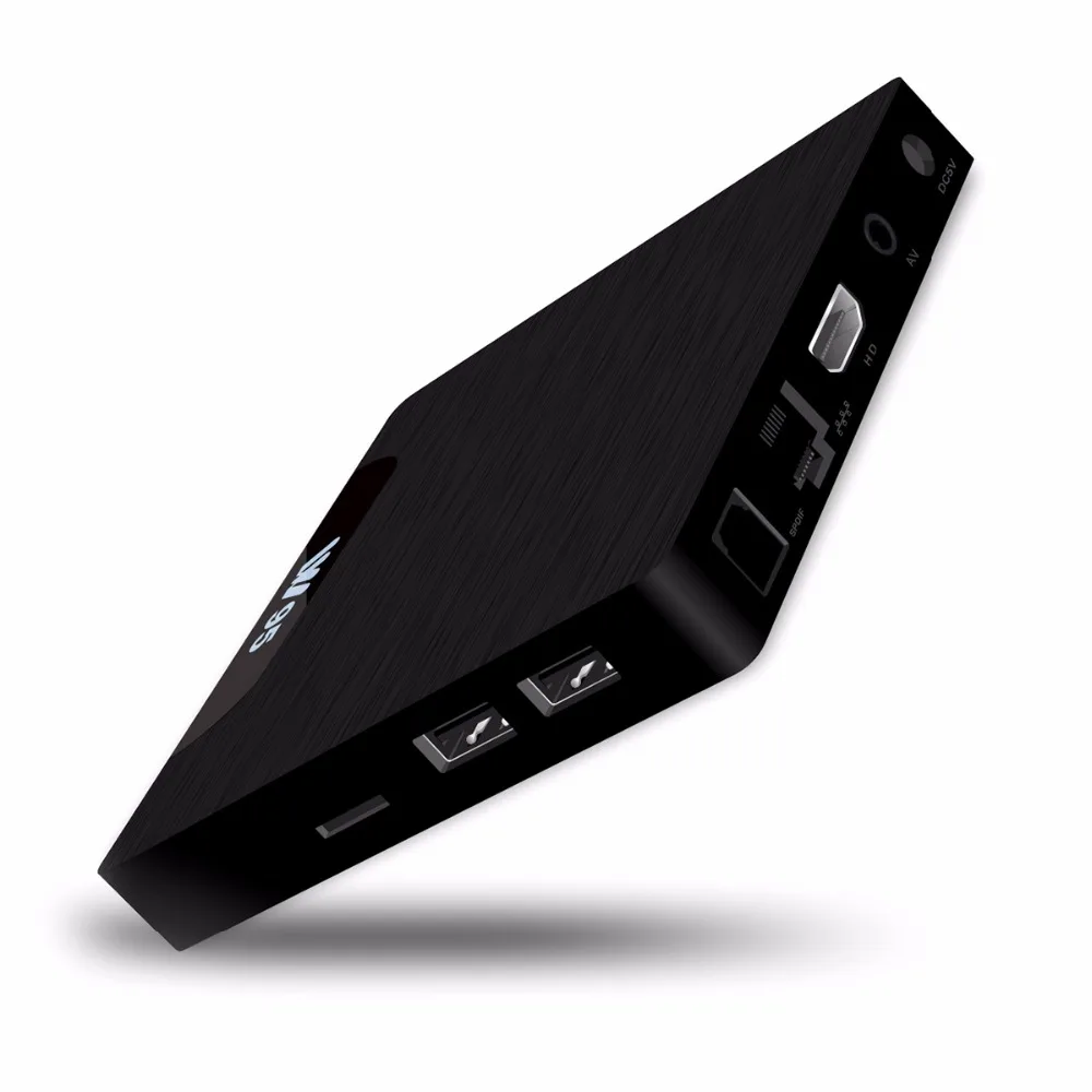 10 шт. Amlogic S905W 64-разрядным четырёхъядерным на WI-FI 2,4G пульт дистанционного управления 1 ГБ/2 ГБ 8 ГБ/16 ГБ Android 7,1 W95 ТВ коробка