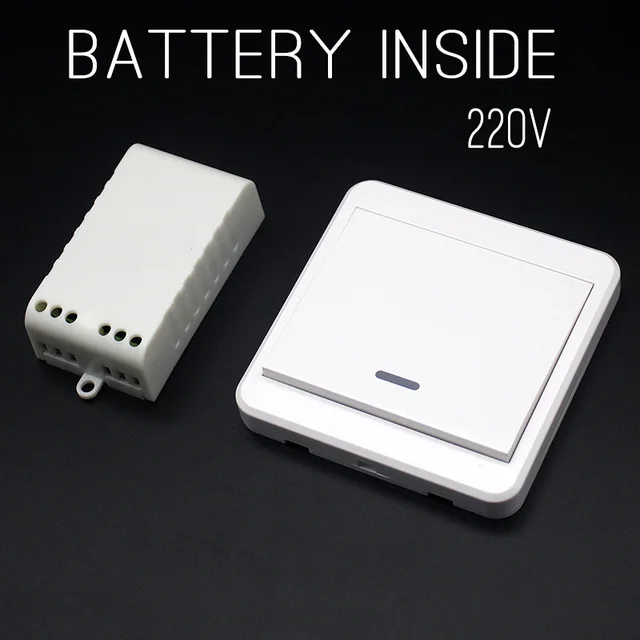 Wireless Light Switch Kit No Wiring No Battery Remote Control Switches