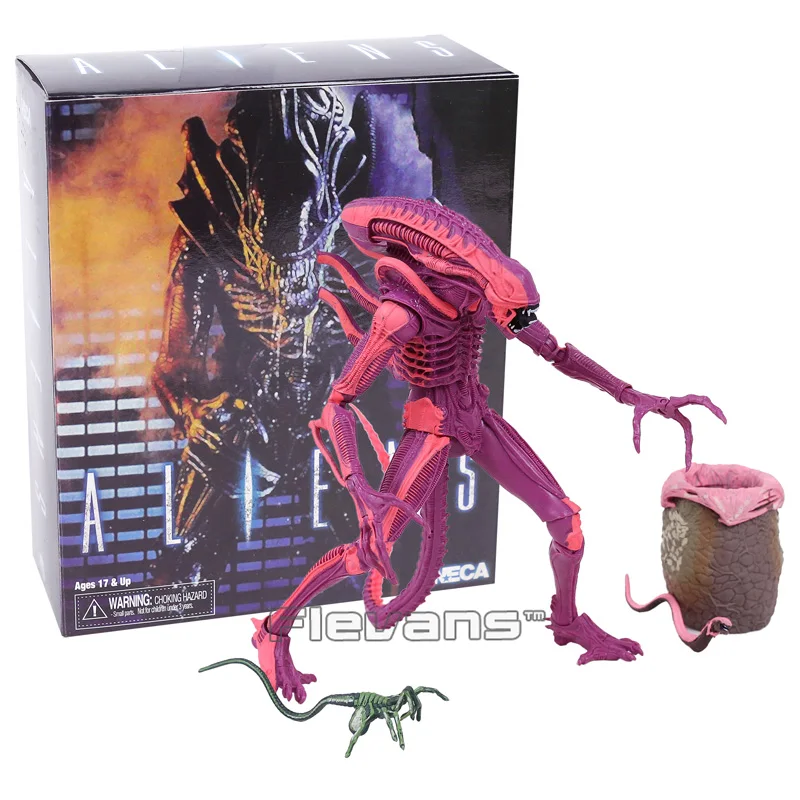 NECA ALIENS Red Alien with Chestburster & Facehugger PVC Action Figure Collectible Model Toyin