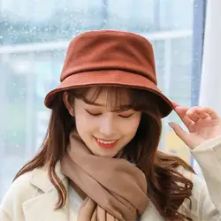 OZyc Для женщин фетровая шляпа личности дикий колокол шерстяная шапка бассейна cap hat женский корейский весной и весенние одеяла Оптовая