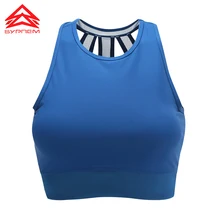 Syprem женщины спортивный бюстгальтер ударопрочный фитнес Дамы топы Стиль Йога Спортивная сексуальный дизайн тренажерный зал жилет, 1FT0901