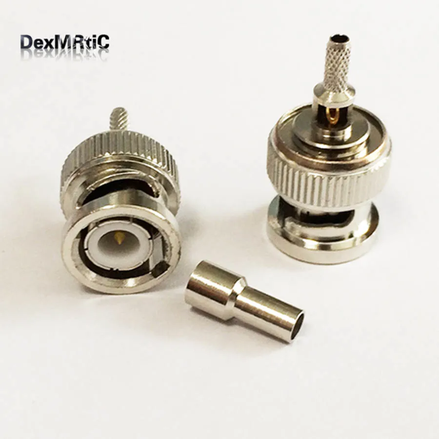 10 шт. обжимные коннекторы для кабелей LMR100 RG316|connector strip|connector femaleconnector ip68 |