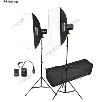 

250W Studio flash photography lamp studio softbox set clothing photographic equipment CD50 T03