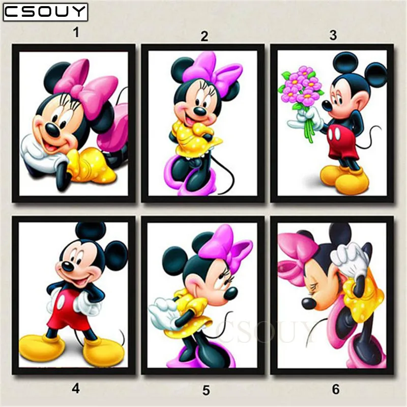 

Diy Diamond Embroidery Different Postures Of Mice Diamond Painting Cross Stitch Full Square & Round Drill Mosaic Decoration Kits
