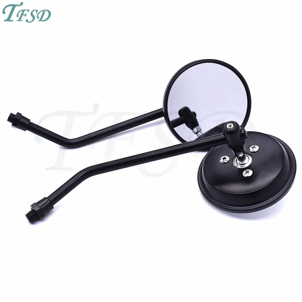 

Universal 10 mm motorcycle E-Bike rearview mirror scooter bicycle motorbike side mirror for Honda Suzuki Kawasaki