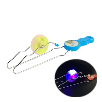 

2018 Costume Leds Led Magic Gyro Fantasy Luminescent Double Track Spinning Top Flshing Gyroscope Yo-yo Toy Best Children Gift