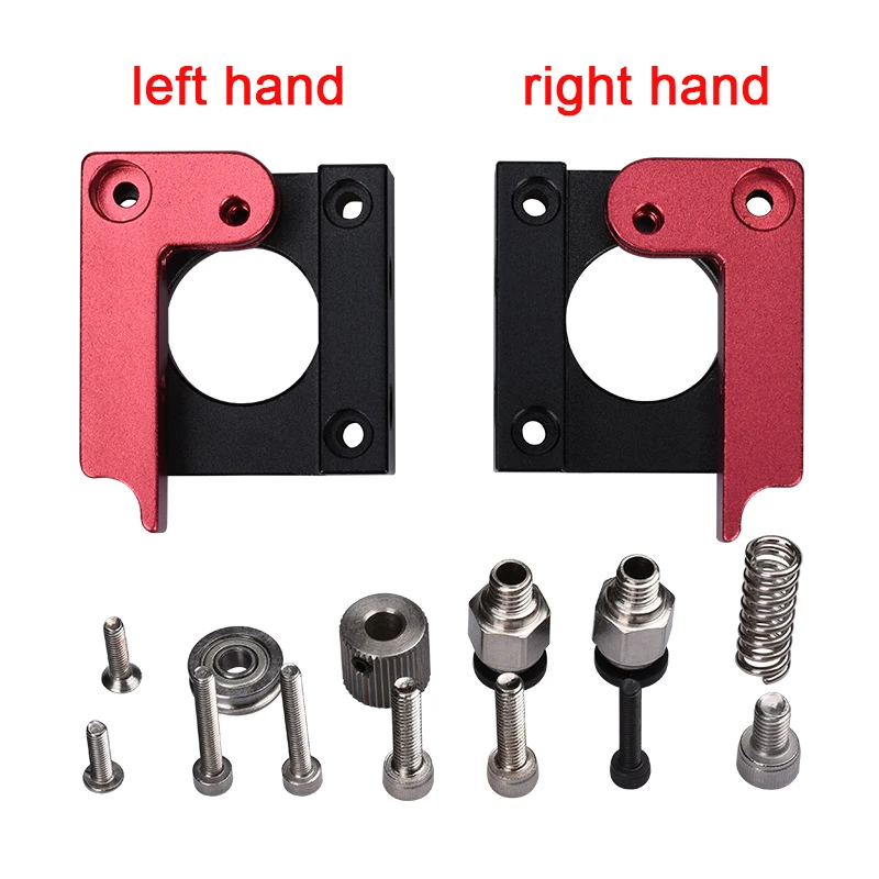 

MK8 Extruder All Metal Aluminum Block DIY kit MK8 Bowden extruder For 1.75MM Filament For 3D printer parts left and right way