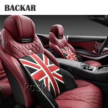 Backar Универсальный Авто Стайлинг Удобная поясничная Подушка для Fiat Chevrolet peugeot Audi Volkswagen аксессуары