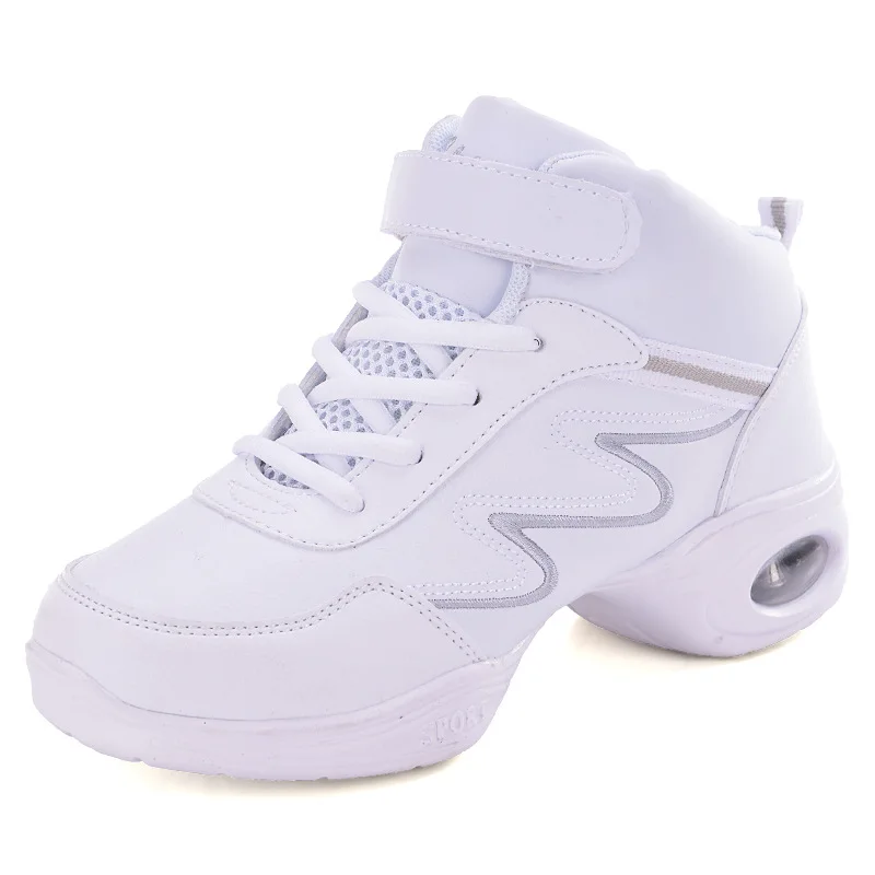 

Leather Shoes Woman Sports Dancing Modern Shoes Square Dance Women Shoes Soft Bottom Jazz Movement Fitness Sneaker boots